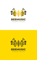 Bee Music Logo Template Screenshot 3