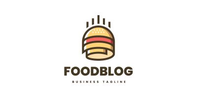 Food Blog Logo Template