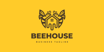 Bee House Logo Template Screenshot 2