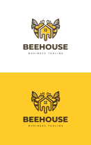 Bee House Logo Template Screenshot 3