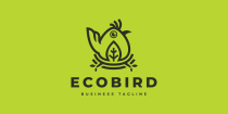 Nature Eco Bird Logo Template Screenshot 2