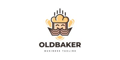 Old Baker Logo Template