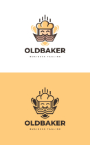 Old Baker Logo Template Screenshot 3
