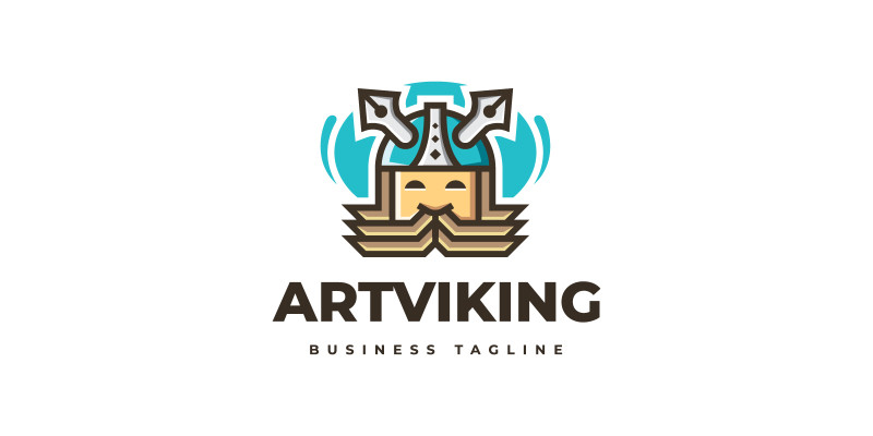 Art Viking Logo Template