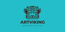 Art Viking Logo Template Screenshot 2