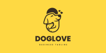 Dog Love Logo Template Screenshot 2