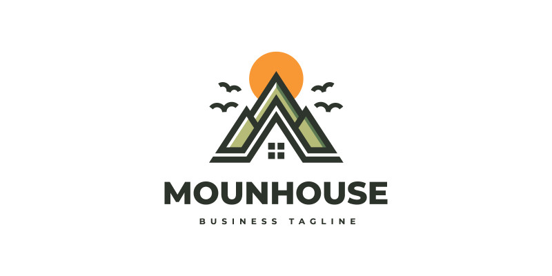 Mountain House Logo Template