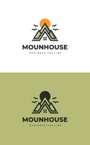 Mountain House Logo Template Screenshot 3