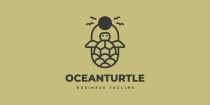 Ocean Turtle Logo Template Screenshot 2
