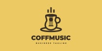 Coffee Music Logo Template Screenshot 2