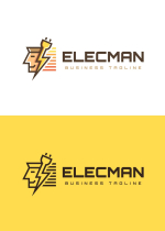 Electrical Man Logo Template Screenshot 3