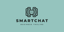 Brain Smart Chat Logo Template Screenshot 2