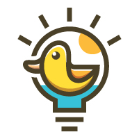 Clever Duck Logo Template