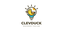 Clever Duck Logo Template Screenshot 1