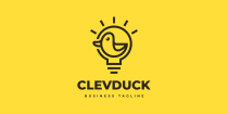 Clever Duck Logo Template Screenshot 2