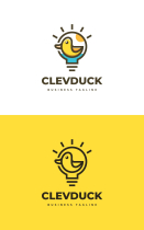 Clever Duck Logo Template Screenshot 3