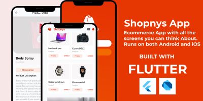 Shopnys - Ecommerce App in Flutter