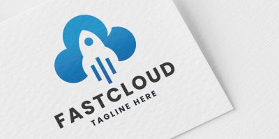 Fast Cloud Pro Branding Logo