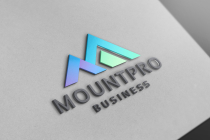 Mount Pro Letter M Branding Logo Screenshot 2