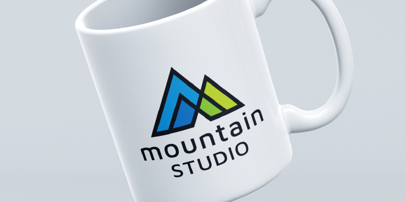 Mountain Studio Pro Branding Logo