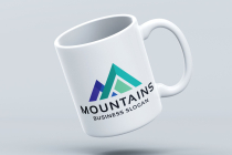 Mountains Letter M Pro Branding Logo Screenshot 2