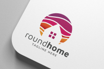 Round Home Pro Branding Logo Screenshot 1