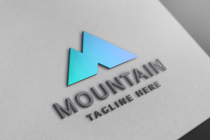 Letter M Mountain Pro Branding Logo Screenshot 2