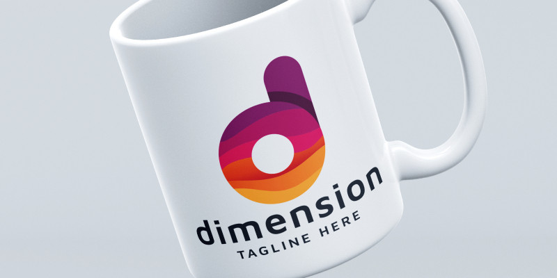 Dimension Letter D Pro Branding Logo