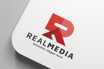 Real Media Letter R Pro Branding Logo Screenshot 2