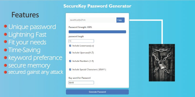 SecureKey Password Generator