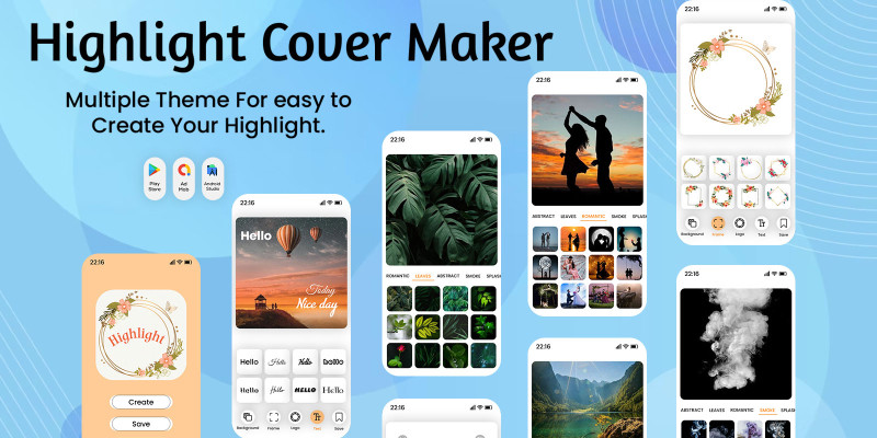 Highlight Cover Maker for IG - Android App Templat