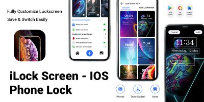 Lock Screen iOS 16 - Android App Template