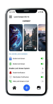 Lock Screen iOS 16 - Android App Template Screenshot 2