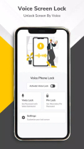 Voice lock Screen - Android App Template Screenshot 1