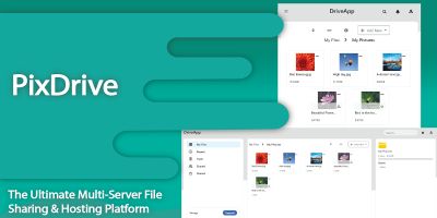 PixDrive - Multi-Server File Sharing Platform