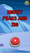 Snowy Peaks And Zig - Unity Source Code Screenshot 1