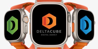 Delta Cube Letter D Logo