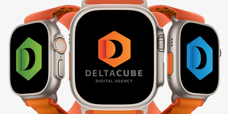 Delta Cube Letter D Logo