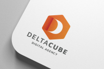 Delta Cube Letter D Logo Screenshot 1