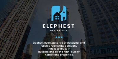 Elephant Real Estate Branding Logo