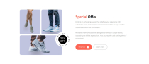 XO - Responsive React Footwear Landing Page Screenshot 7