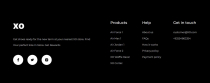 XO - Responsive React Footwear Landing Page Screenshot 8