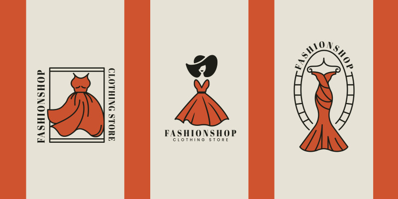 3 High Quality Logos - Fashion logo templates
