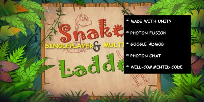 Fusion Snakes And Ladders - Single And Multiplayer