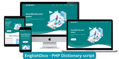 EnglishDico - PHP  Dictionary Script