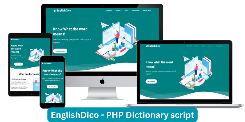 EnglishDico - PHP  Dictionary Script