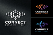 C Letter Blockchain Crypto Tech Logo Design Screenshot 1