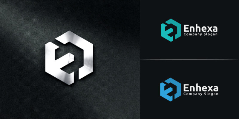 Letter E - En Letter Monogram Logo Design