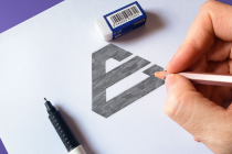 E Logo - E Letter Triangle Monogram Logo Design Screenshot 1