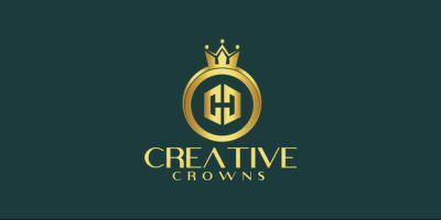 Luxury Crown - Letter CC Logo